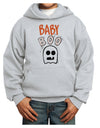 Baby Boo Ghostie Youth Hoodie Pullover Sweatshirt-Youth Hoodie-TooLoud-Ash-XS-Davson Sales