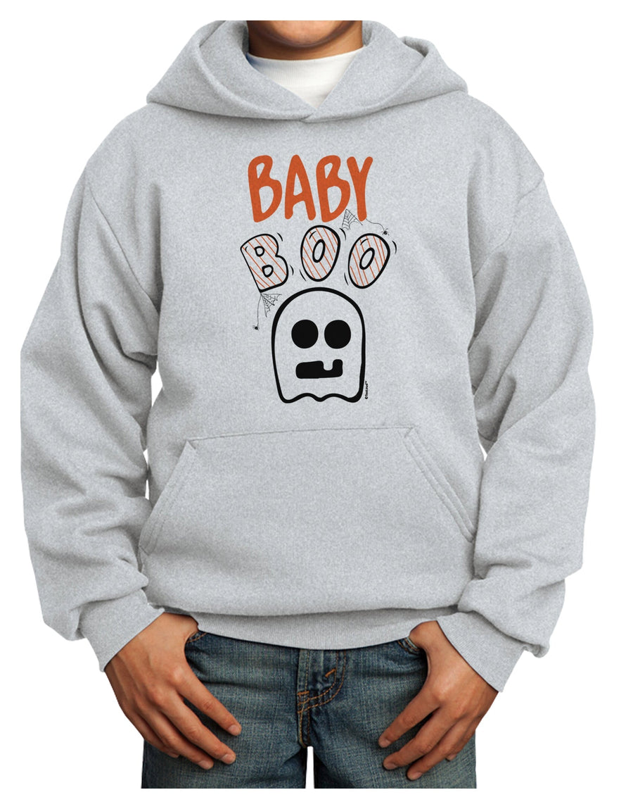 Baby Boo Ghostie Youth Hoodie Pullover Sweatshirt-Youth Hoodie-TooLoud-White-XS-Davson Sales
