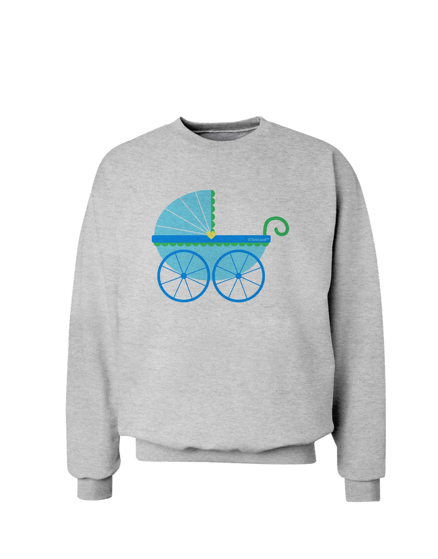 Baby Boy Carriage Sweatshirt-Sweatshirts-TooLoud-White-Small-Davson Sales