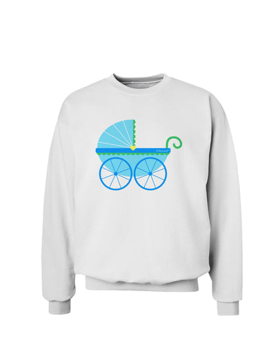 Baby Boy Carriage Sweatshirt-Sweatshirts-TooLoud-White-Small-Davson Sales