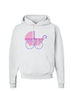 Baby Girl Carriage Hoodie Sweatshirt-Hoodie-TooLoud-White-Small-Davson Sales