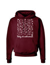 Baby It's Cold Outside Falling Snowflakes - Christmas Dark Hoodie Sweatshirt-Hoodie-TooLoud-Maroon-Small-Davson Sales