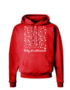 Baby It's Cold Outside Falling Snowflakes - Christmas Dark Hoodie Sweatshirt-Hoodie-TooLoud-Red-Small-Davson Sales