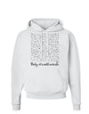 Baby It's Cold Outside Falling Snowflakes - Christmas Hoodie Sweatshirt-Hoodie-TooLoud-White-Small-Davson Sales