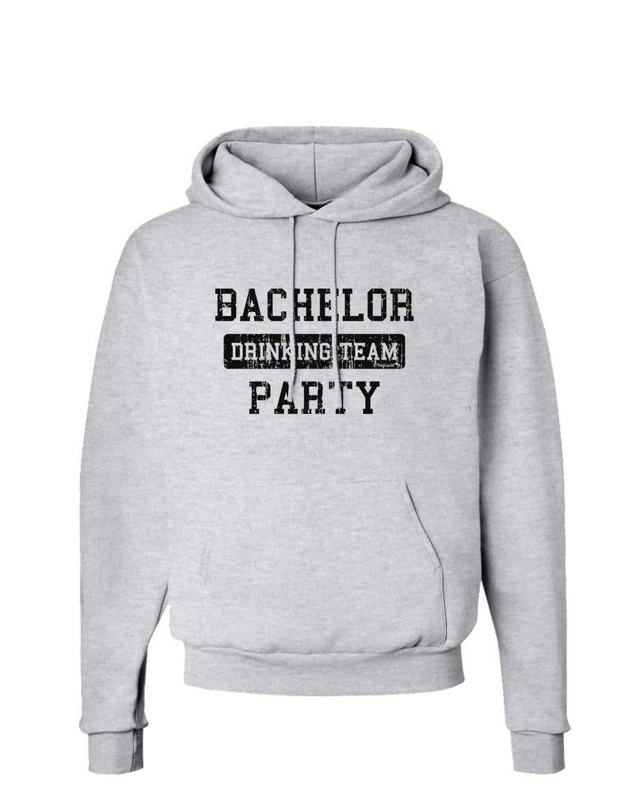 Bachelor Party Drinking Team - Distressed Hoodie Sweatshirt-Hoodie-TooLoud-White-Small-Davson Sales