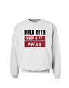BACK OFF Keep 6 Feet Away Sweatshirt-Sweatshirts-TooLoud-White-Small-Davson Sales