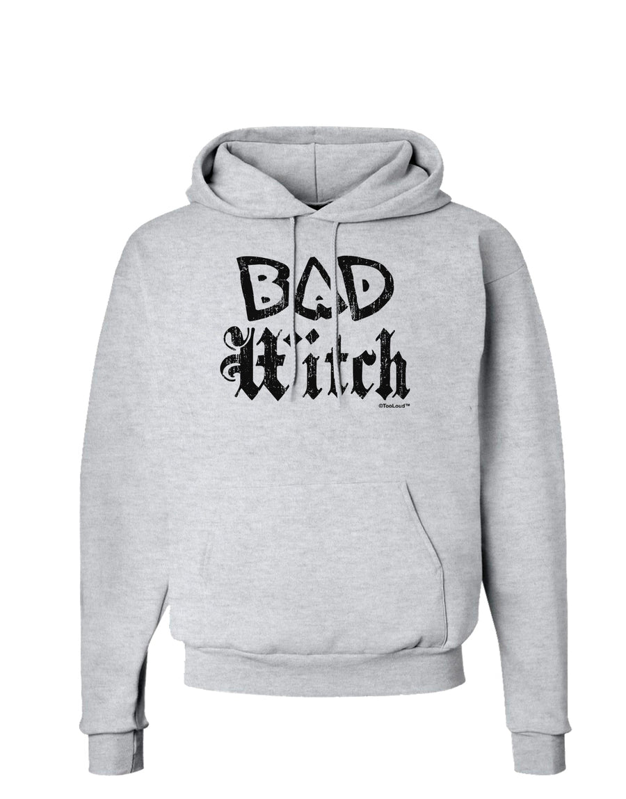 Bad Witch Distressed Hoodie Sweatshirt-Hoodie-TooLoud-White-Small-Davson Sales