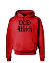 Bad Witch Distressed Hoodie Sweatshirt-Hoodie-TooLoud-Red-Small-Davson Sales