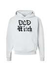 Bad Witch Distressed Hoodie Sweatshirt-Hoodie-TooLoud-White-Small-Davson Sales