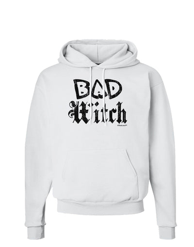 Bad Witch Distressed Hoodie Sweatshirt-Hoodie-TooLoud-White-Small-Davson Sales