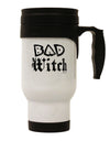 Bad Witch Distressed Stainless Steel 14oz Travel Mug-Travel Mugs-TooLoud-White-Davson Sales