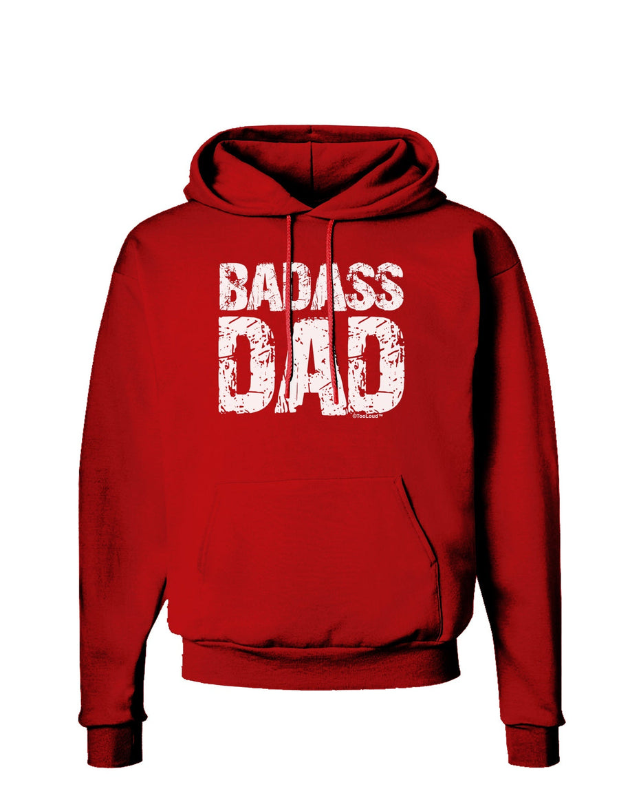 Badass Dad Dark Hoodie Sweatshirt by TooLoud-Hoodie-TooLoud-Black-Small-Davson Sales