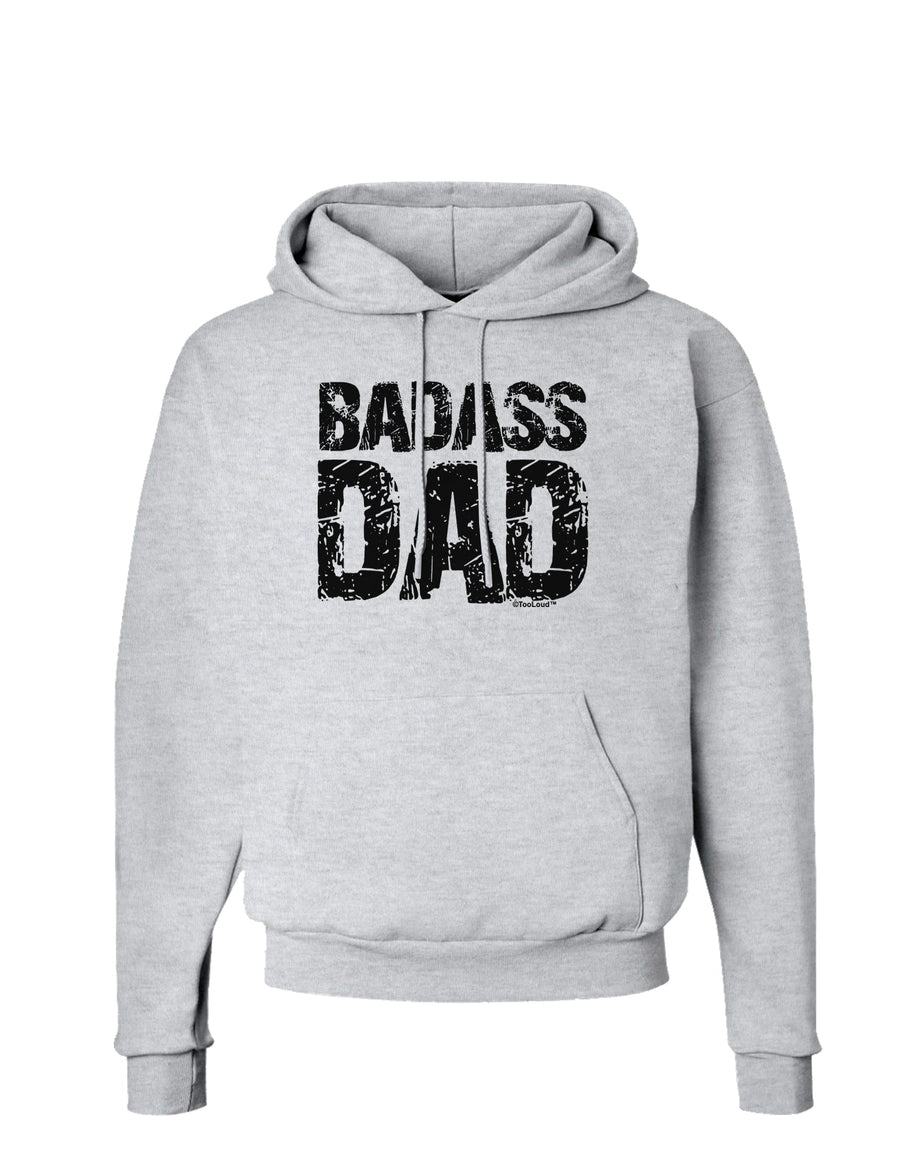 Badass Dad Hoodie Sweatshirt by TooLoud-Hoodie-TooLoud-White-Small-Davson Sales