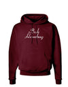 Bah Humbug Design - Script Dark Hoodie Sweatshirt-Hoodie-TooLoud-Maroon-XXX-Large-Davson Sales