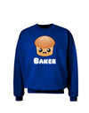 Baker Cute Roll Adult Dark Sweatshirt-Sweatshirts-TooLoud-Deep-Royal-Blue-Small-Davson Sales