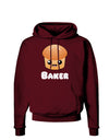 Baker Cute Roll Dark Hoodie Sweatshirt-Hoodie-TooLoud-Maroon-Small-Davson Sales