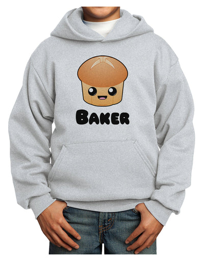 Baker Cute Roll Youth Hoodie Pullover Sweatshirt-Youth Hoodie-TooLoud-Ash-XS-Davson Sales