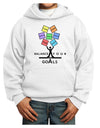 Balance Your Goals Youth Hoodie Pullover Sweatshirt-Youth Hoodie-TooLoud-White-XL-Davson Sales