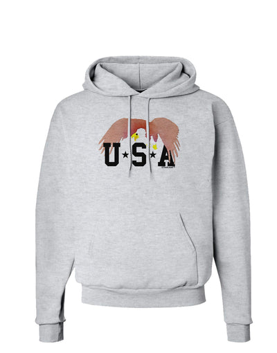 Bald Eagle USA Hoodie Sweatshirt-Hoodie-TooLoud-AshGray-Small-Davson Sales