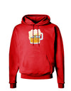 Bartleby the Hipster Beer Dark Hoodie Sweatshirt-Hoodie-TooLoud-Red-Small-Davson Sales