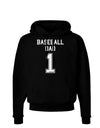 Baseball Dad Jersey Dark Hoodie Sweatshirt by TooLoud-Hoodie-TooLoud-Black-Small-Davson Sales