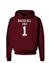 Baseball Dad Jersey Dark Hoodie Sweatshirt by TooLoud-Hoodie-TooLoud-Maroon-Small-Davson Sales