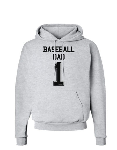 Baseball Dad Jersey Hoodie Sweatshirt by TooLoud-Hoodie-TooLoud-AshGray-Small-Davson Sales