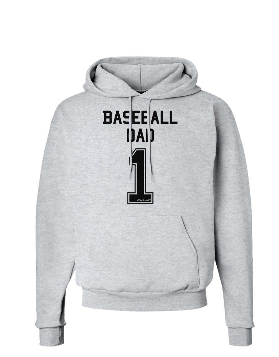 Baseball Dad Jersey Hoodie Sweatshirt by TooLoud-Hoodie-TooLoud-White-Small-Davson Sales