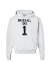 Baseball Dad Jersey Hoodie Sweatshirt by TooLoud-Hoodie-TooLoud-White-Small-Davson Sales