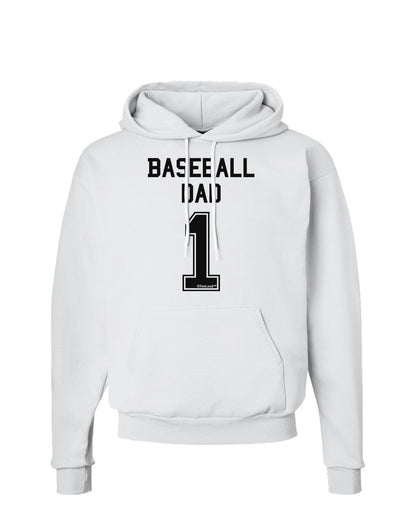 Baseball Dad Jersey Hoodie Sweatshirt by TooLoud-Hoodie-TooLoud-White-Small-Davson Sales