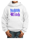 Basic Witch Color Blue Youth Hoodie Pullover Sweatshirt-Youth Hoodie-TooLoud-White-XL-Davson Sales