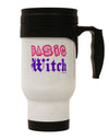 Basic Witch Color Stainless Steel 14oz Travel Mug-Travel Mugs-TooLoud-White-Davson Sales