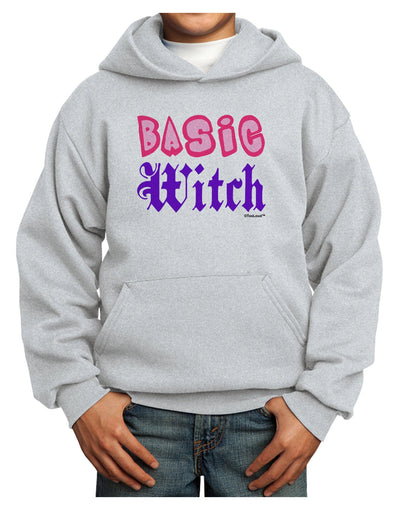 Basic Witch Color Youth Hoodie Pullover Sweatshirt-Youth Hoodie-TooLoud-Ash-XL-Davson Sales