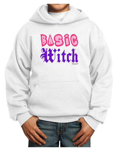 Basic Witch Color Youth Hoodie Pullover Sweatshirt-Youth Hoodie-TooLoud-White-XL-Davson Sales