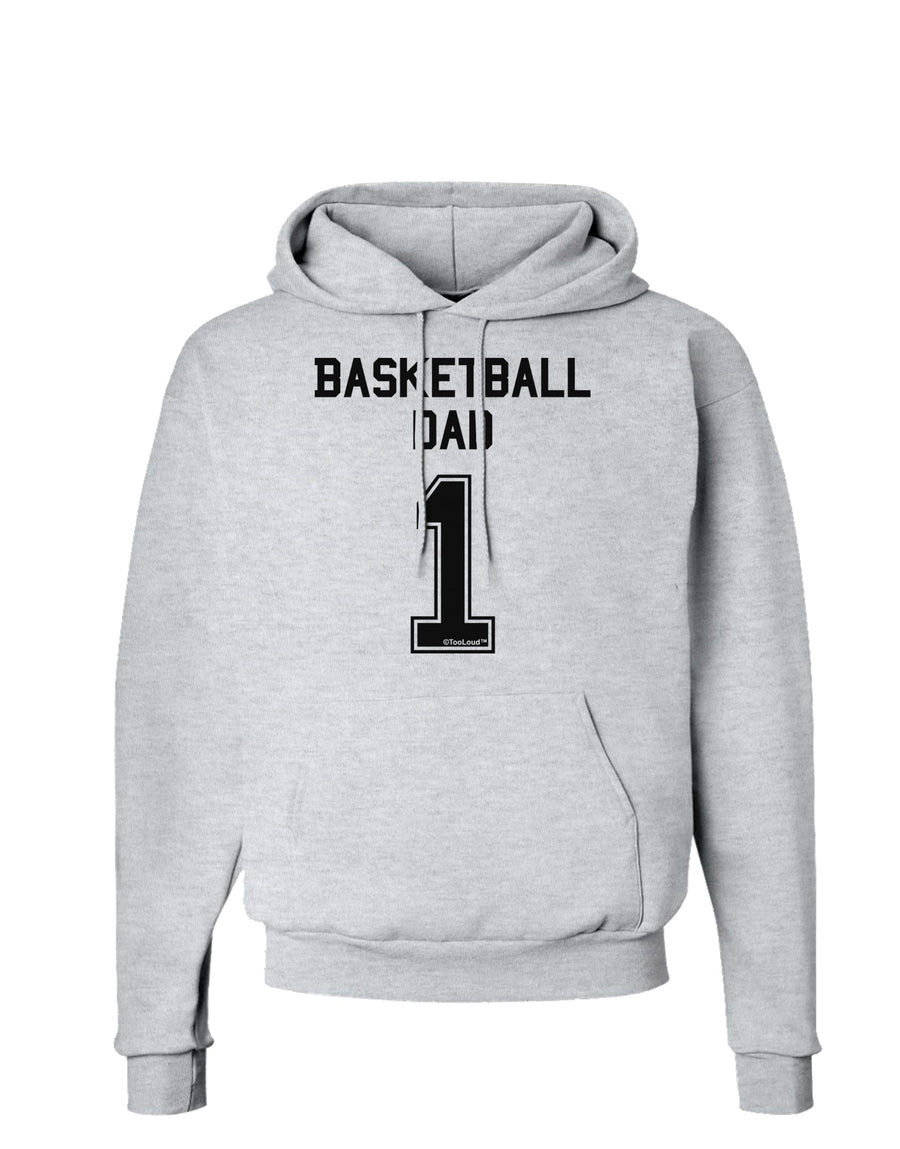 Basketball Dad Jersey Hoodie Sweatshirt by TooLoud-Hoodie-TooLoud-White-Small-Davson Sales