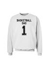 Basketball Dad Jersey Sweatshirt by TooLoud-Sweatshirts-TooLoud-White-Small-Davson Sales