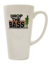 Bass Fish 16 Ounce Conical Latte Coffee Mug - Perfect for the Discerning Coffee Connoisseur-Conical Latte Mug-TooLoud-White-Davson Sales