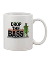 Bass Fish Printed 11 oz Coffee Mug - Perfect for Beverage Enthusiasts TooLoud-11 OZ Coffee Mug-TooLoud-White-Davson Sales