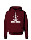 Bass Mom - Mother's Day Design Dark Hoodie Sweatshirt-Hoodie-TooLoud-Maroon-Small-Davson Sales