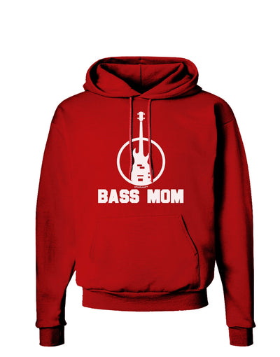 Bass Mom - Mother's Day Design Dark Hoodie Sweatshirt-Hoodie-TooLoud-Red-Small-Davson Sales