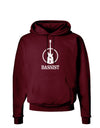 Bassist Dark Hoodie Sweatshirt-Hoodie-TooLoud-Maroon-Small-Davson Sales