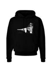 Bay Bridge Cutout Design Dark Hoodie Sweatshirt by TooLoud-Hoodie-TooLoud-Black-Small-Davson Sales