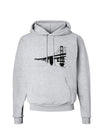 Bay Bridge Cutout Design Hoodie Sweatshirt by TooLoud-Hoodie-TooLoud-AshGray-Small-Davson Sales