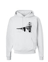 Bay Bridge Cutout Design Hoodie Sweatshirt by TooLoud-Hoodie-TooLoud-White-Small-Davson Sales