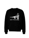 Bay Bridge Cutout Design - San Francisco Adult Dark Sweatshirt by TooLoud-Sweatshirts-TooLoud-Black-Small-Davson Sales