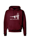 Bay Bridge Cutout Design - San Francisco Dark Hoodie Sweatshirt by TooLoud-Hoodie-TooLoud-Maroon-Small-Davson Sales