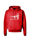 Bay Bridge Cutout Design - San Francisco Dark Hoodie Sweatshirt by TooLoud-Hoodie-TooLoud-Red-Small-Davson Sales