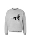 Bay Bridge Cutout Design Sweatshirt by TooLoud-Sweatshirts-TooLoud-AshGray-Small-Davson Sales