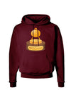 BBQ Champ - Golden Grill Trophy Dark Hoodie Sweatshirt by TooLoud-Hoodie-TooLoud-Maroon-Small-Davson Sales