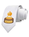 BBQ Champ - Golden Grill Trophy Printed White Necktie by TooLoud